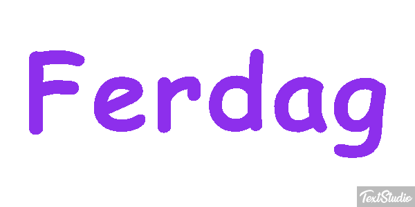 Ferdag テキスト効果