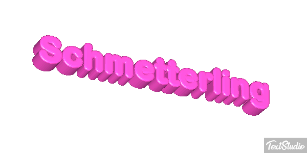 Schmetterling Texteffekt