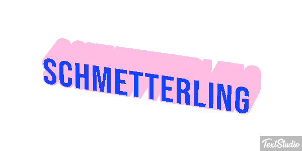 Schmetterling Texteffekt