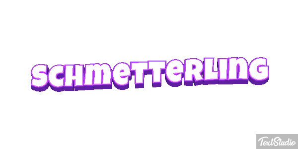 Schmetterling Texteffekt