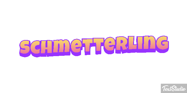 Schmetterling Texteffekt