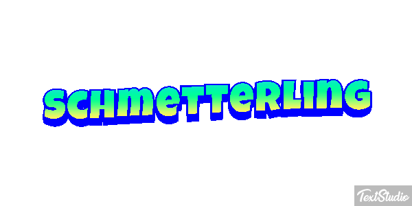 Schmetterling Texteffekt