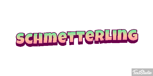 Schmetterling Texteffekt