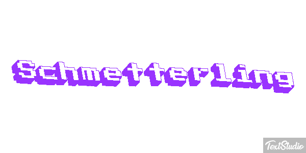 Schmetterling Texteffekt