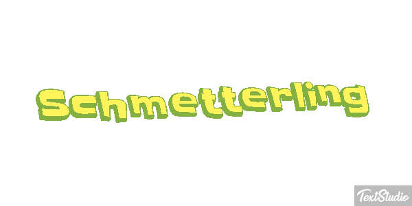 Schmetterling Texteffekt