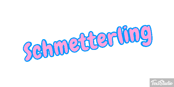 Schmetterling Texteffekt