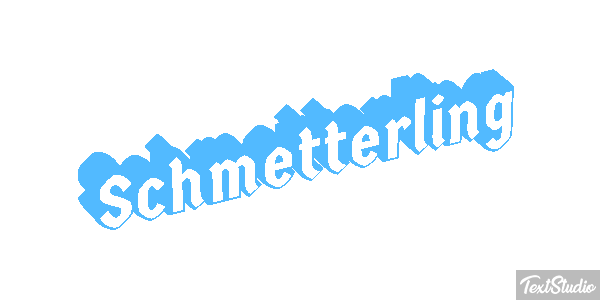 Schmetterling Texteffekt