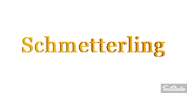 Schmetterling Texteffekt