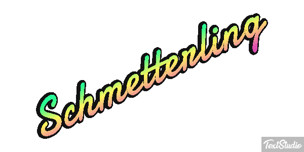Schmetterling Texteffekt