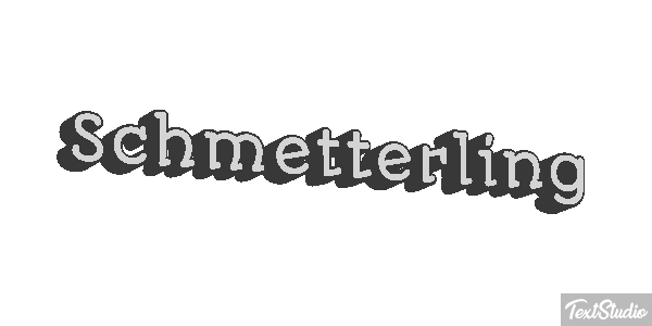 Schmetterling Texteffekt