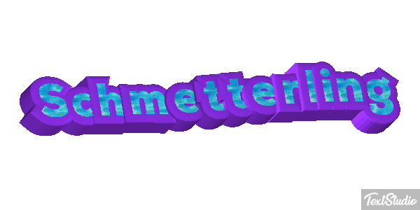 Schmetterling Texteffekt