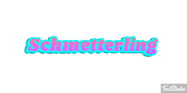 Schmetterling Texteffekt