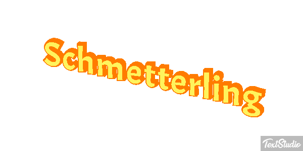 Schmetterling Texteffekt
