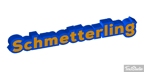 Schmetterling Texteffekt