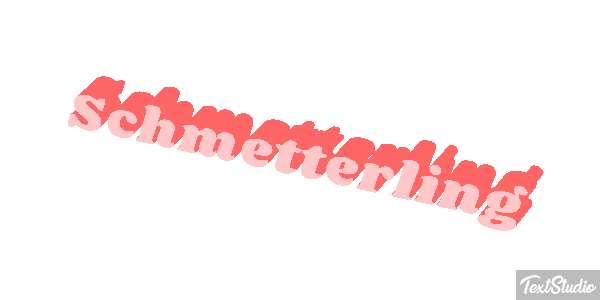 Schmetterling Texteffekt