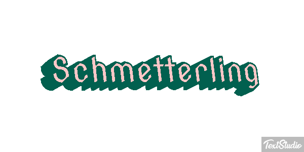 Schmetterling Texteffekt