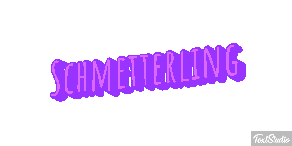 Schmetterling Texteffekt
