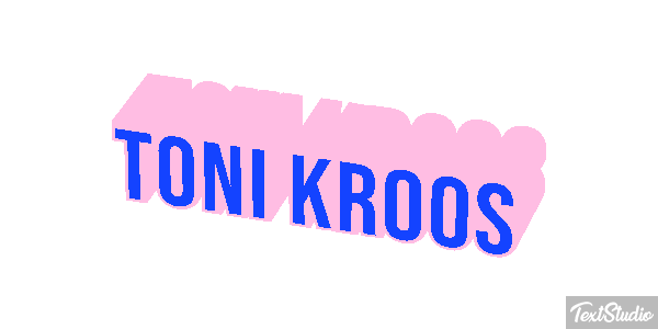 Toni Kroos Text effect
