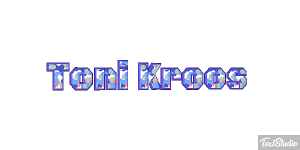 Toni Kroos Text effect