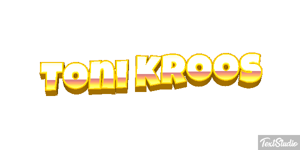 Toni Kroos Text effect