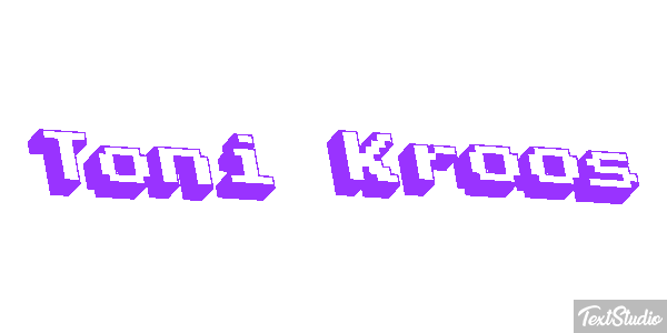 Toni Kroos Text effect