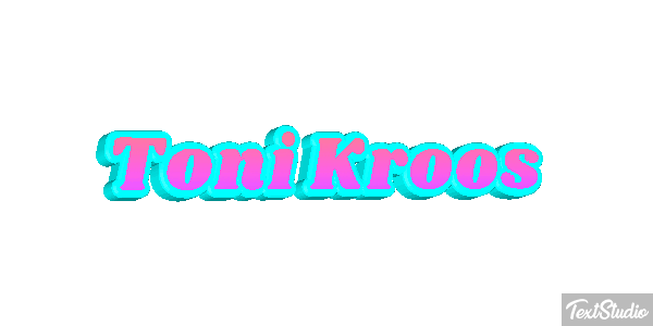Toni Kroos Text effect