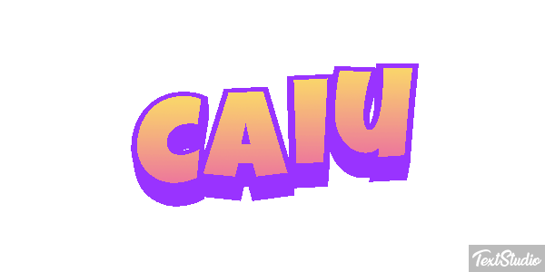 Caiu Efeito do texto
