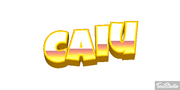 Caiu Efeito do texto