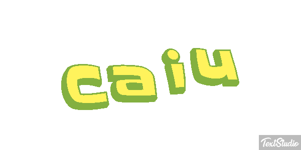 Caiu Efeito do texto