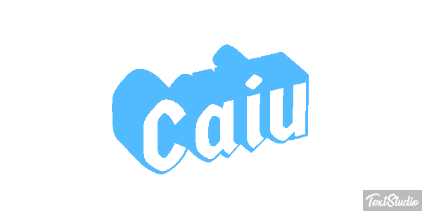 Caiu Efeito do texto