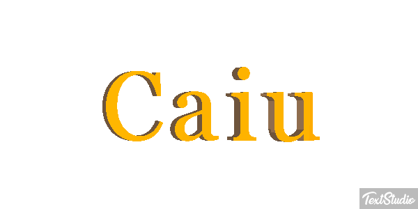 Caiu Efeito do texto