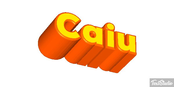 Caiu Efeito do texto