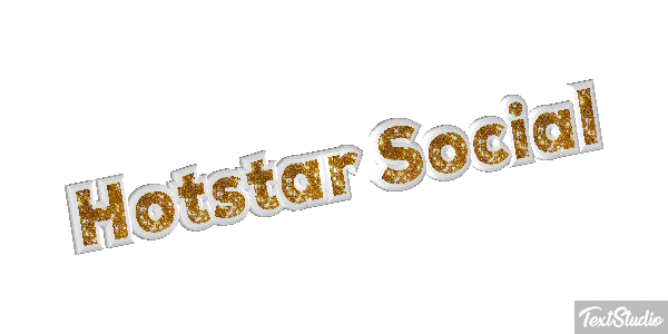 Hotstar Social Texteffekt