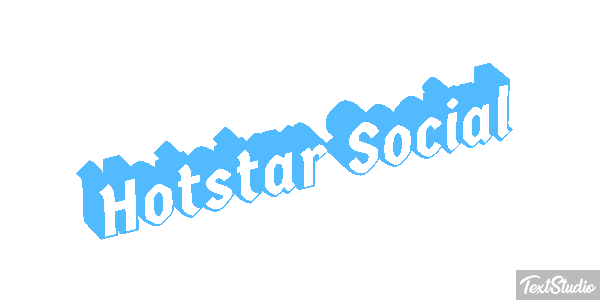 Hotstar Social Texteffekt
