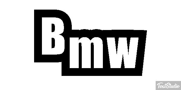 Bmw Text effect