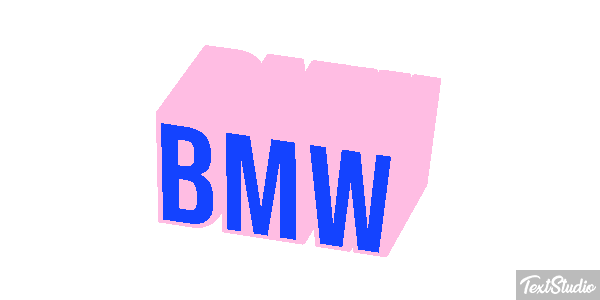 Bmw Text effect