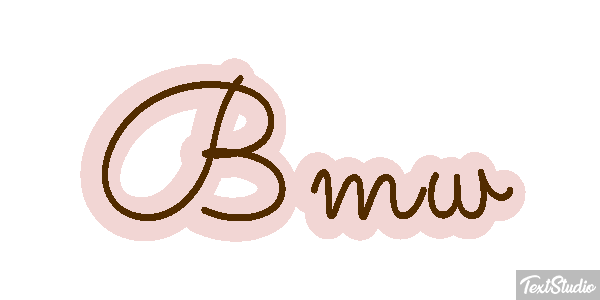 Bmw Text effect