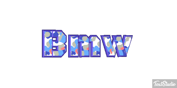 Bmw Text effect