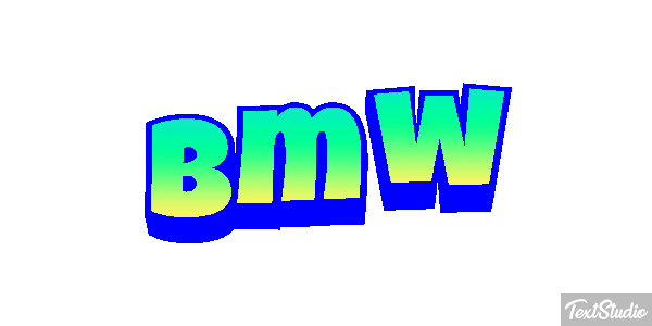 Bmw Text effect