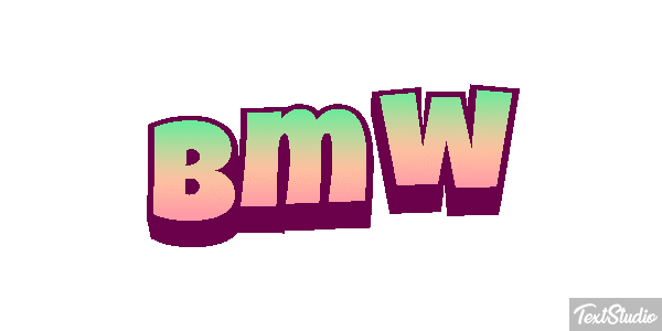Bmw Text effect