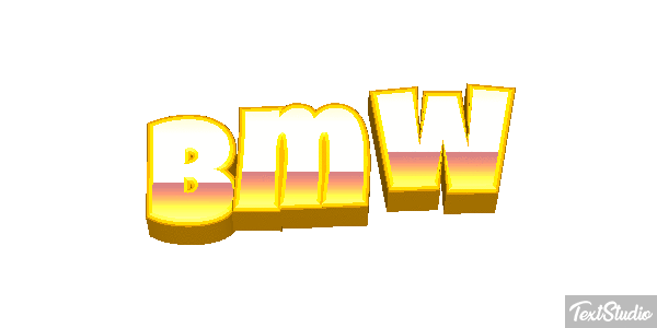 Bmw Text effect