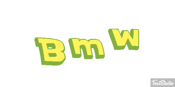 Bmw Text effect