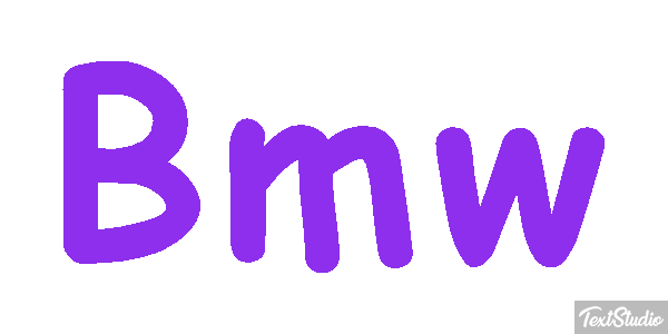Bmw Text effect