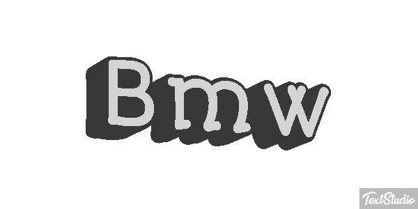 Bmw Text effect