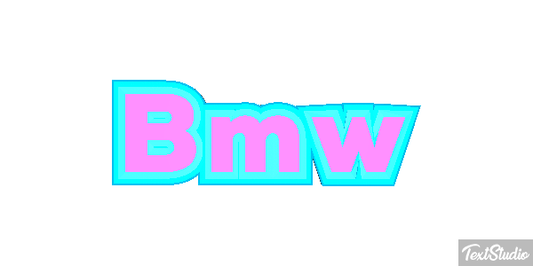 Bmw Text effect