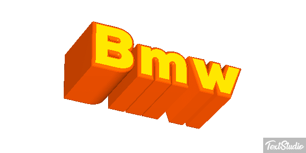 Bmw Text effect