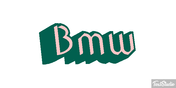 Bmw Text effect
