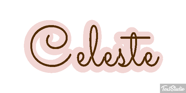 Celeste Efeito do texto