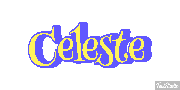 Celeste Efeito do texto