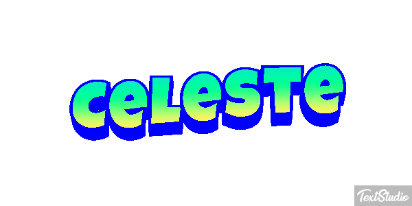 Celeste Efeito do texto